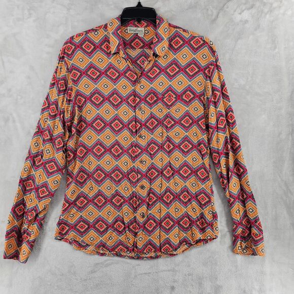 Kenny Flowers Limited Edition Hawaiian Camp Shirt Rayon Multicolor Size Medium - Picture 1 of 6